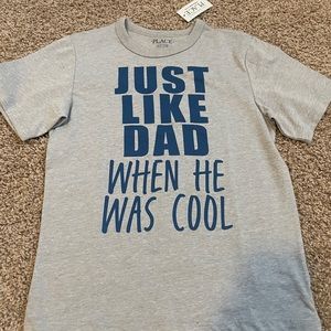 NWT Boy's Size Small (5/6) Gray T-Shirt